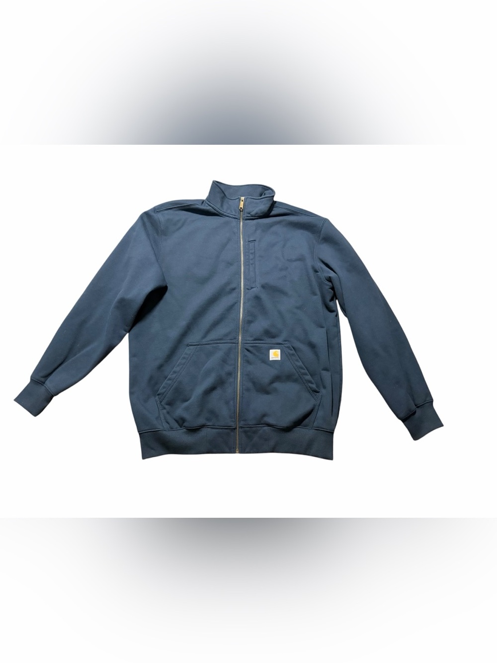 Carhartt Rain Defender Loose Fit Navy Hooded Sweatshirt Size XL Tall